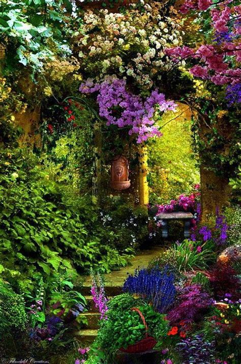 Magical secret garden